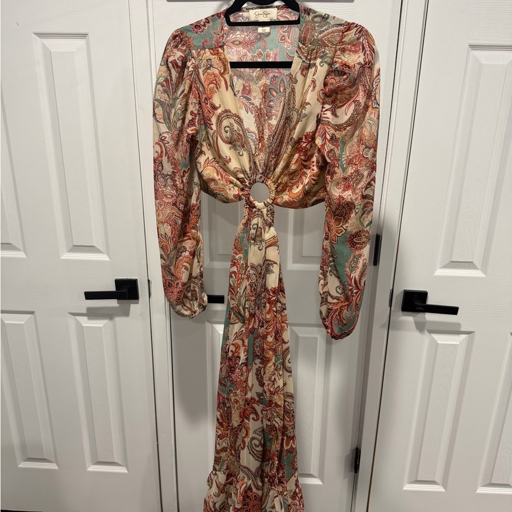 Jessica Simpson Paisley Maxi Dress - Multicolor